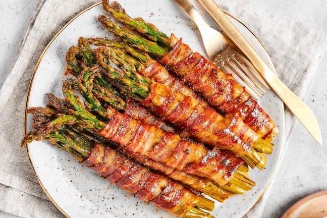 Bacon Wrapped Aspargus